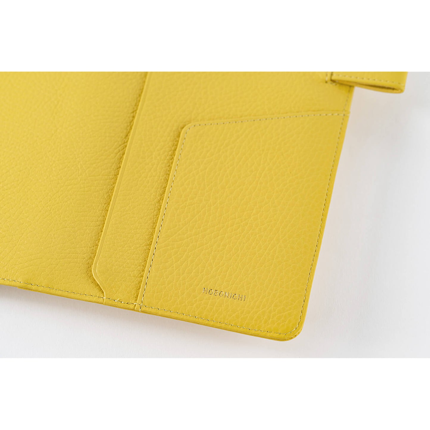 Hobonichi - Leather: Brilliant Yellow | A5 Cousin Cover