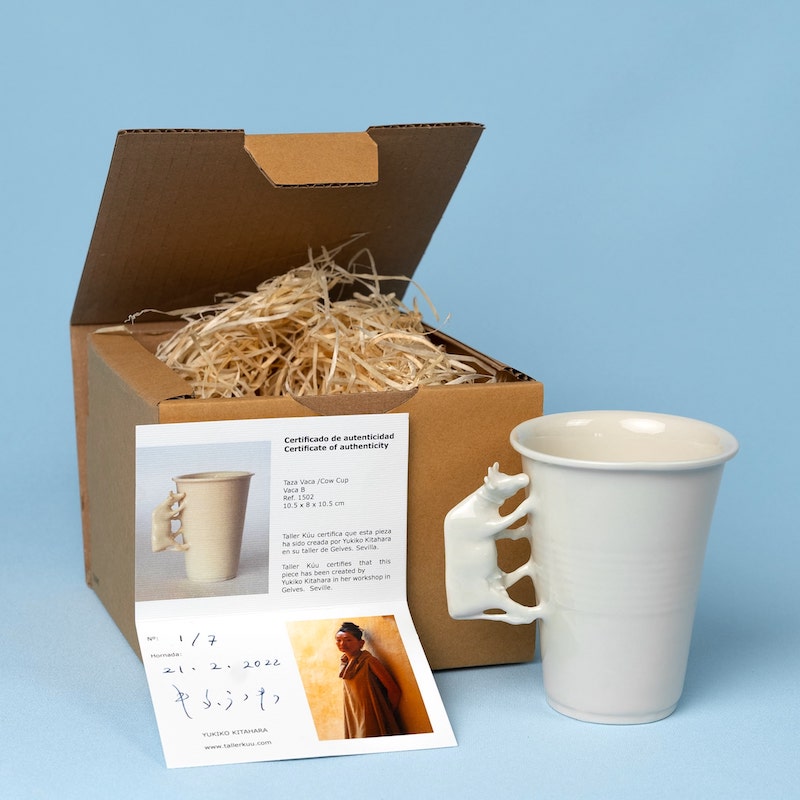 Yukiko Kitahara - Porcelain Cow Coffee Cup