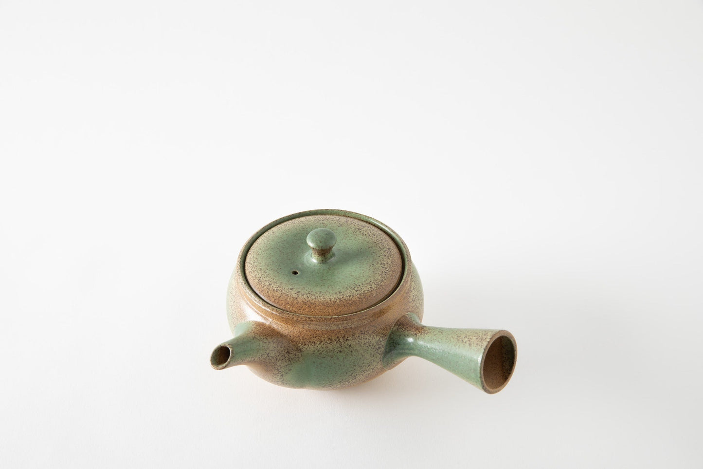Tokoname Kyusu Teapot - Green Glaze