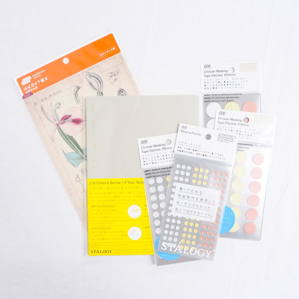 Stalogy & Hobonichi Stone Grey Bundle Set