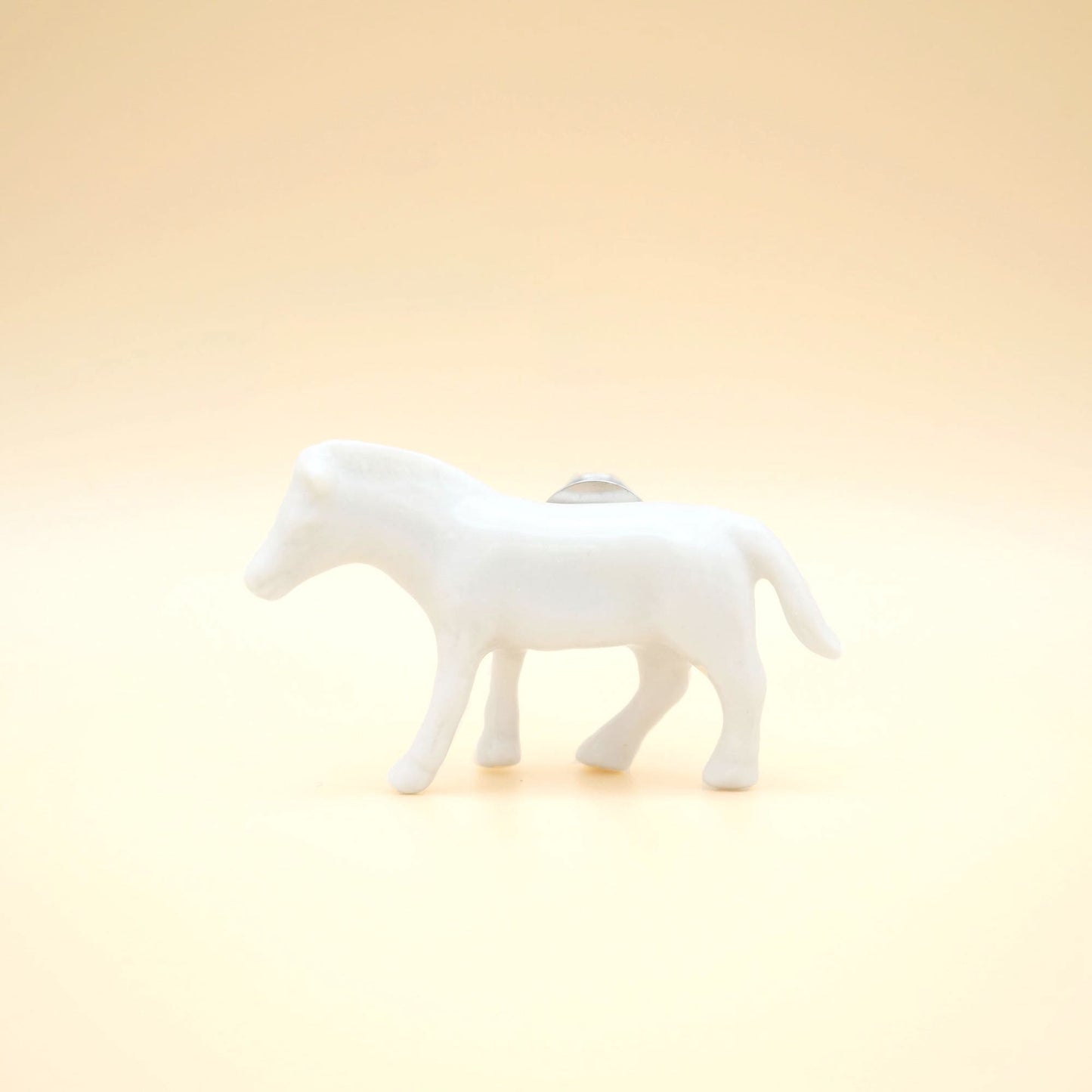 Yukiko Kitahara - Porcelain Horse Pin Brooch
