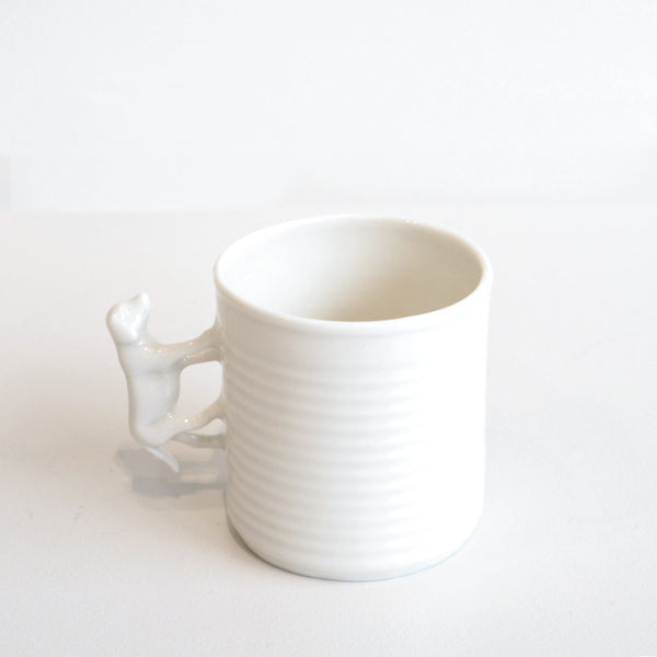 Porcelain Dog Cup and Saucer