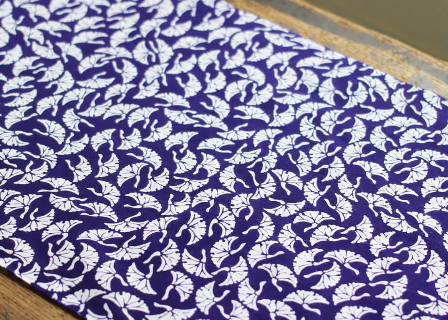Tenugui Cloth - Flower Pattern