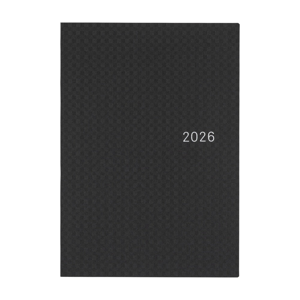 Hobonichi - 2026 HON, Paper Series: Black Gingham | A5 English
