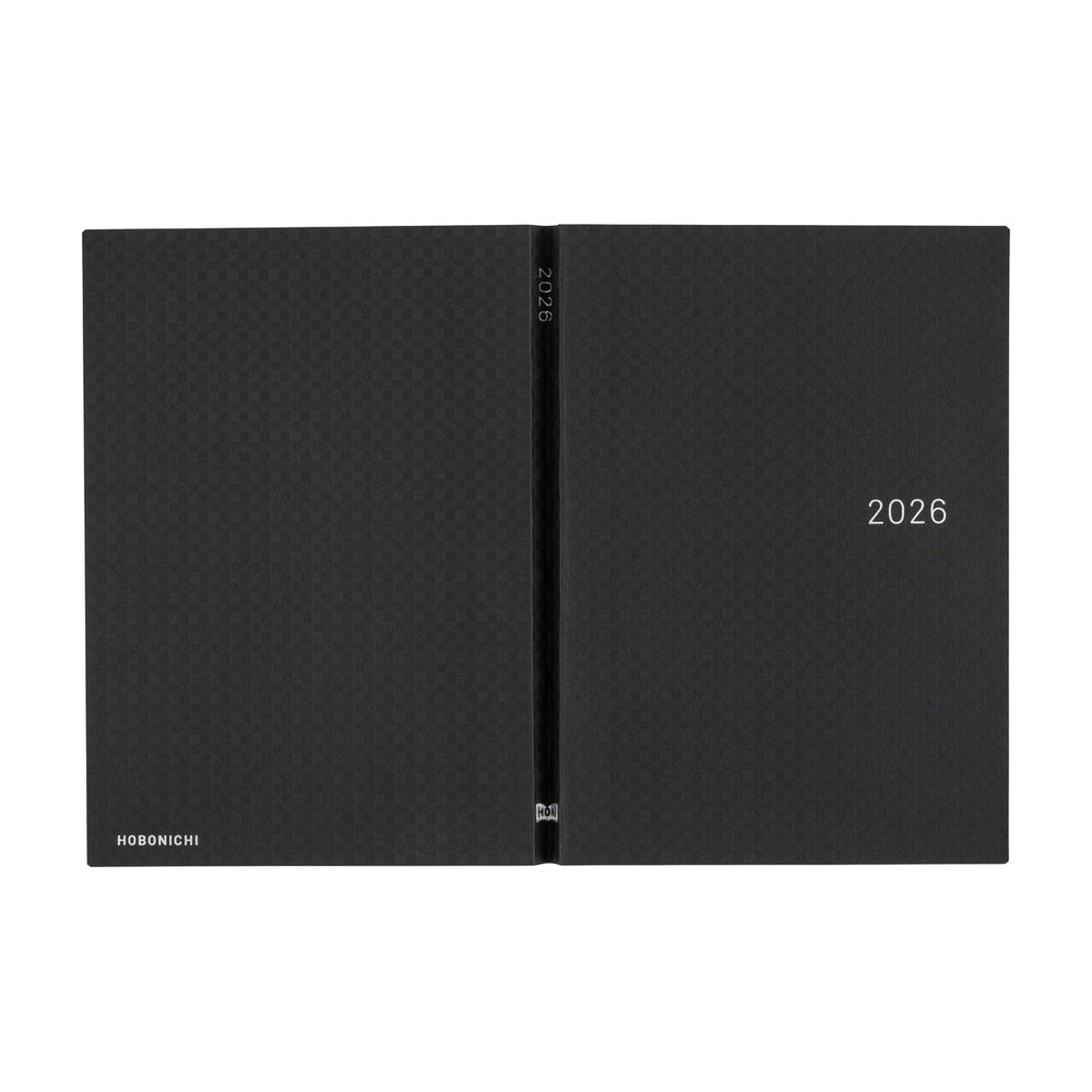 Hobonichi - 2026 HON, Paper Series: Black Gingham | A5 English
