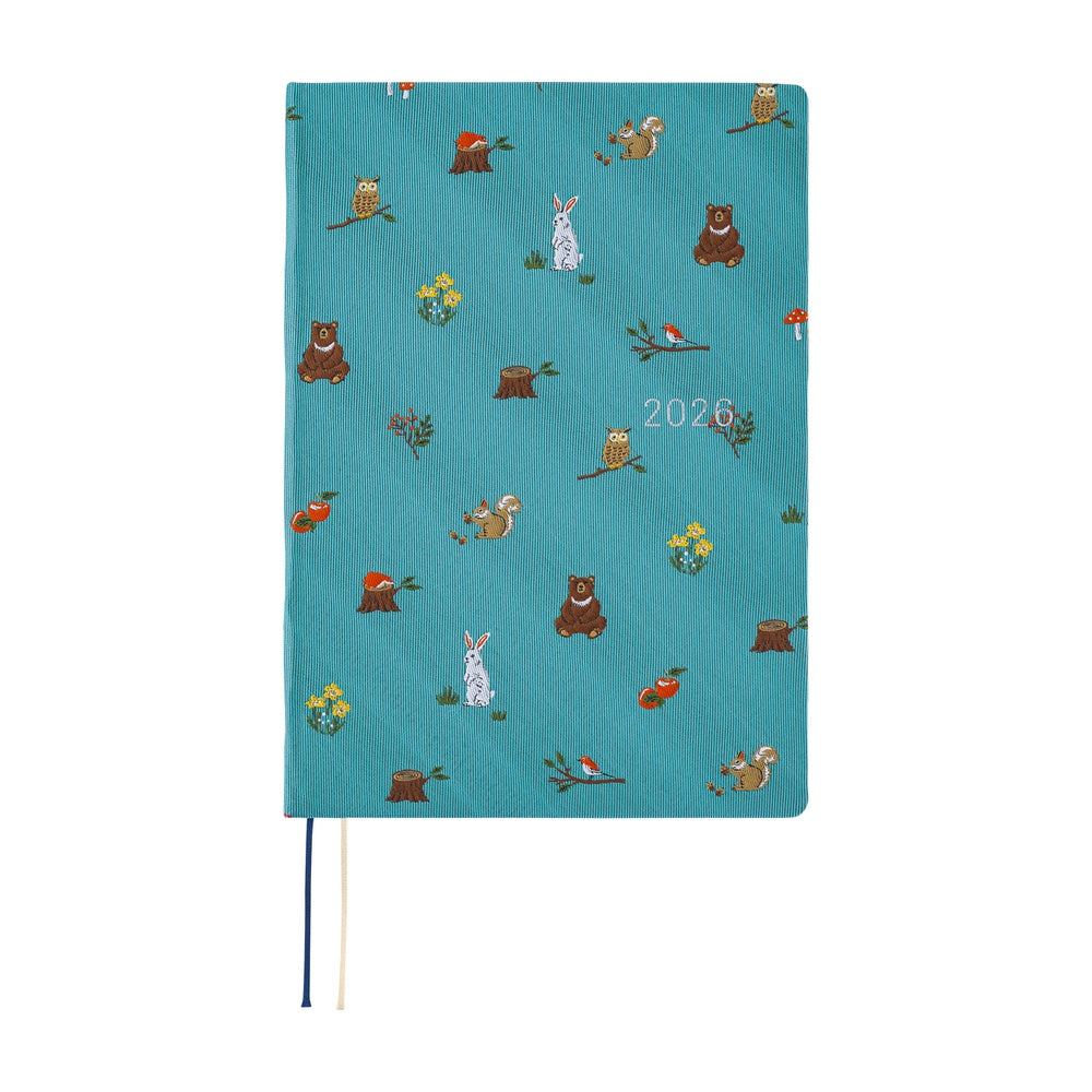 Hobonichi - 2026 HON, Bow & Tie: In the Forest | A5 English