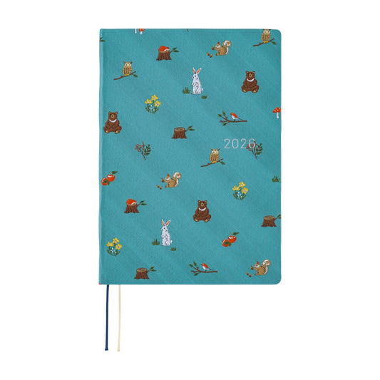 Hobonichi - 2026 HON, Bow & Tie: In the Forest | A5 English