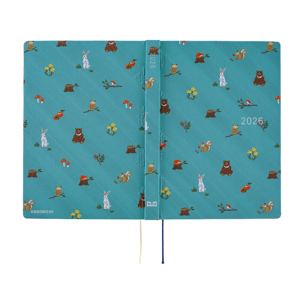 Hobonichi - 2026 HON, Bow & Tie: In the Forest | A5 English