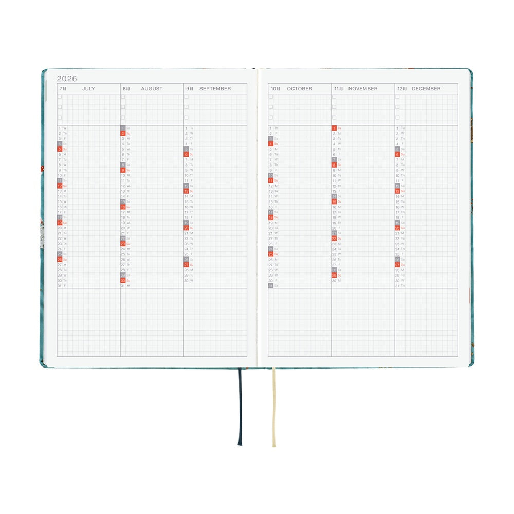 Hobonichi - 2026 HON, Bow & Tie: In the Forest | A5 English