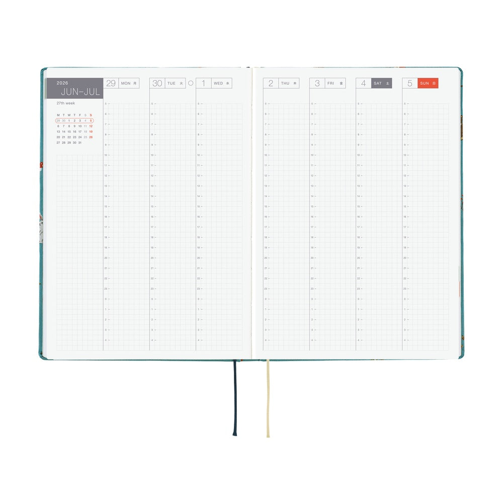 Hobonichi - 2026 HON, Bow & Tie: In the Forest | A5 English