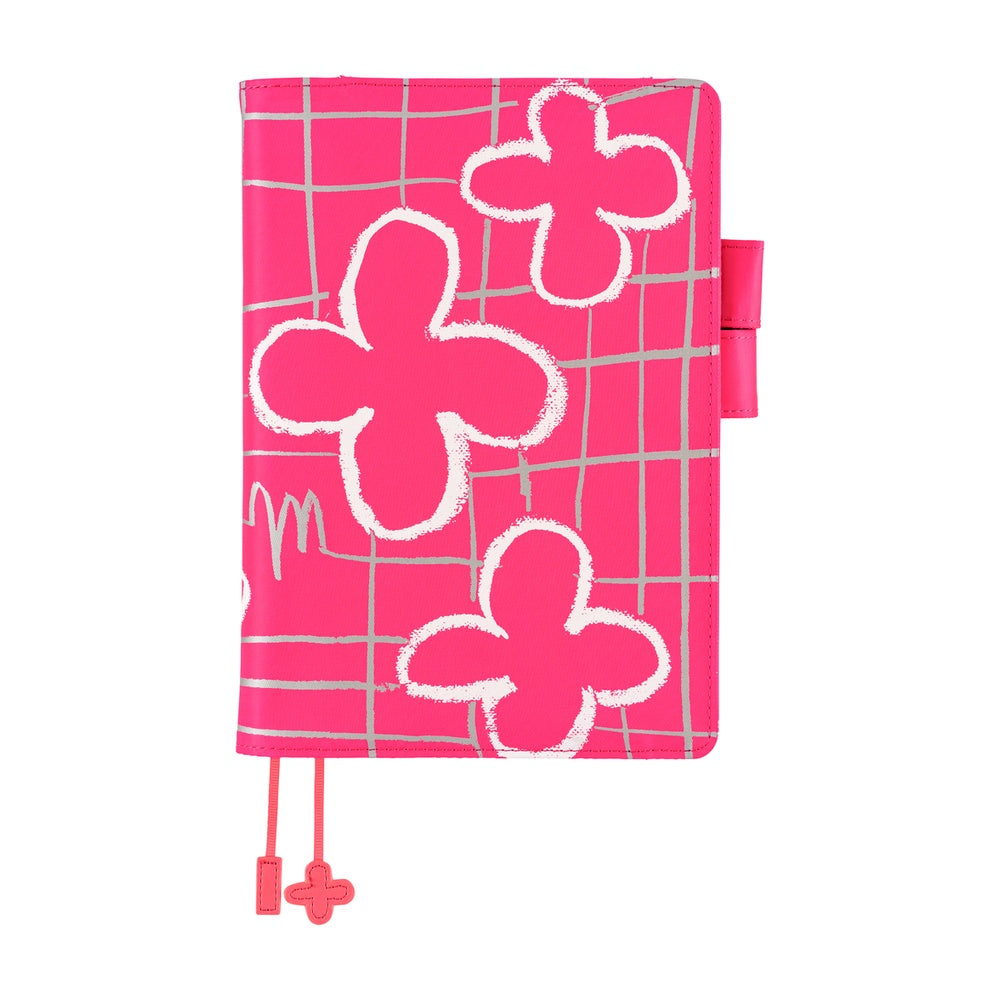 Hobonichi - Makoto Matsubayashi: Pink Flowers | A5 Cousin Cover