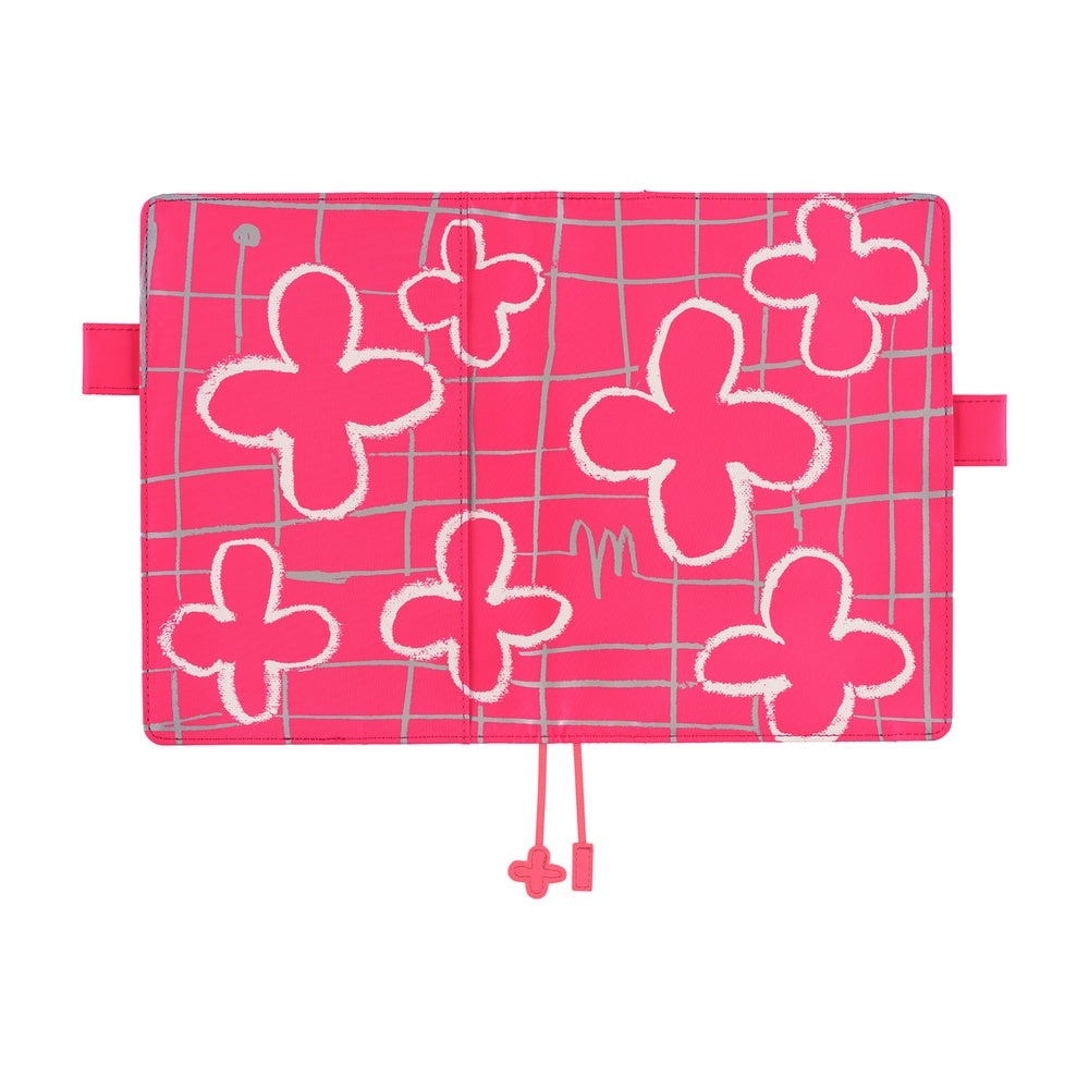 Hobonichi - Makoto Matsubayashi: Pink Flowers | A5 Cousin Cover