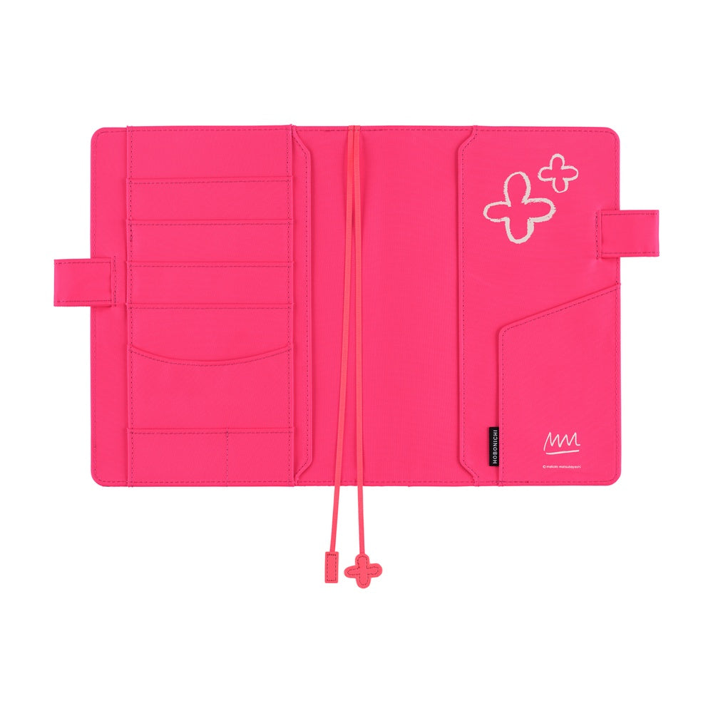 Hobonichi - Makoto Matsubayashi: Pink Flowers | A5 Cousin Cover