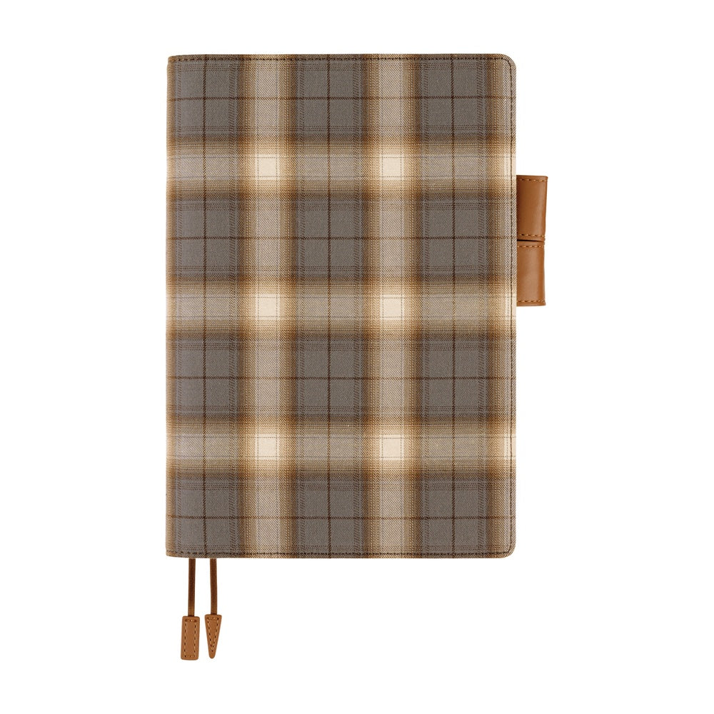 Hobonichi - Shirt Fabric: Foggy Plaid | A5 Cousin Cover