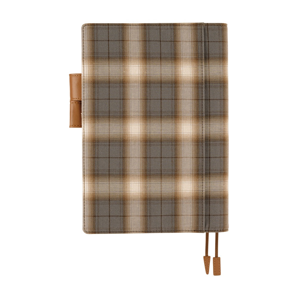 Hobonichi - Shirt Fabric: Foggy Plaid | A5 Cousin Cover