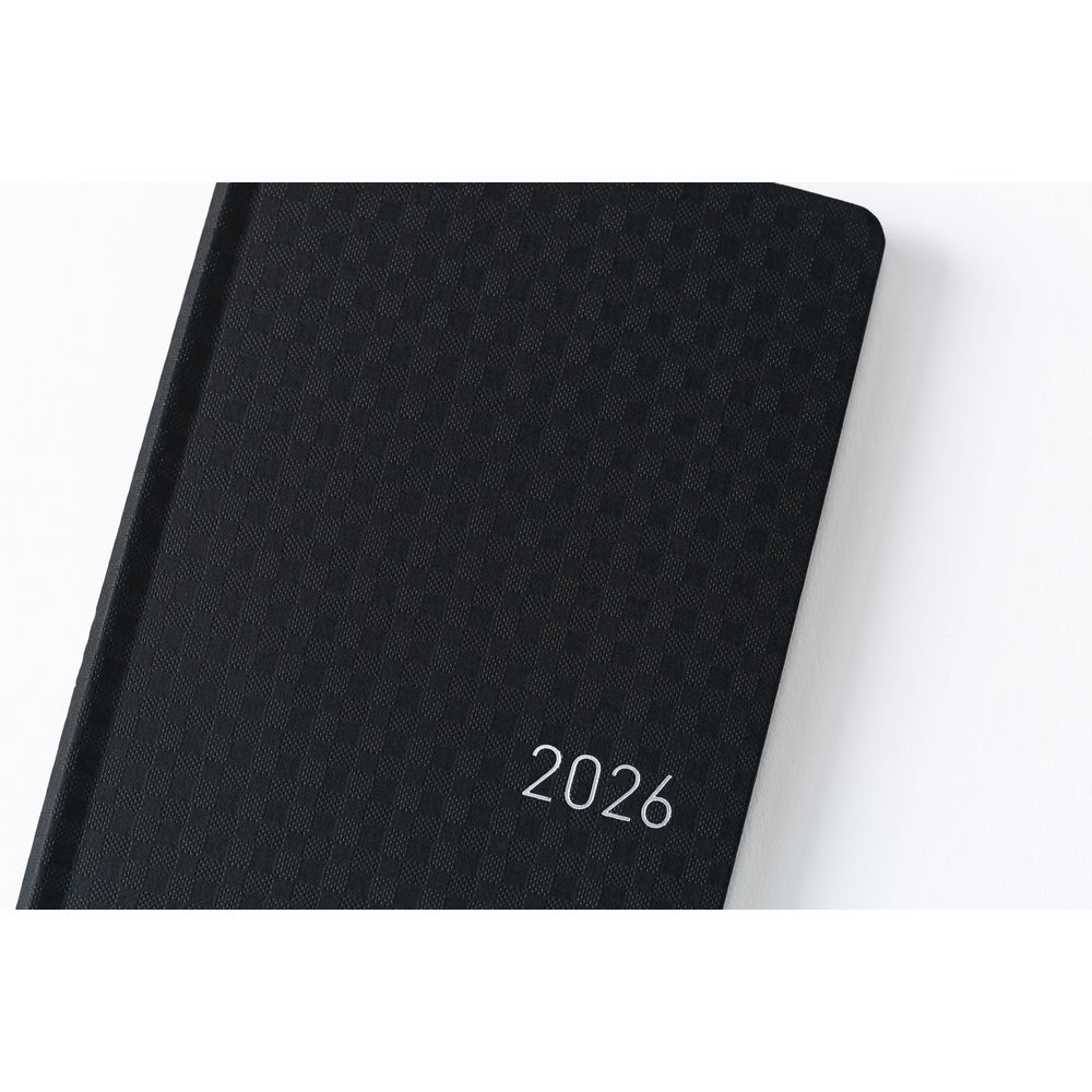 Hobonichi - 2026 Weeks, Paper Series: Black Gingham | English