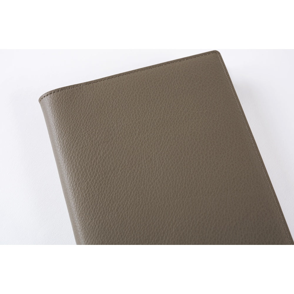 Hobonichi - Leather: Taut (Grey & Light Blue) | A5 Cousin Cover
