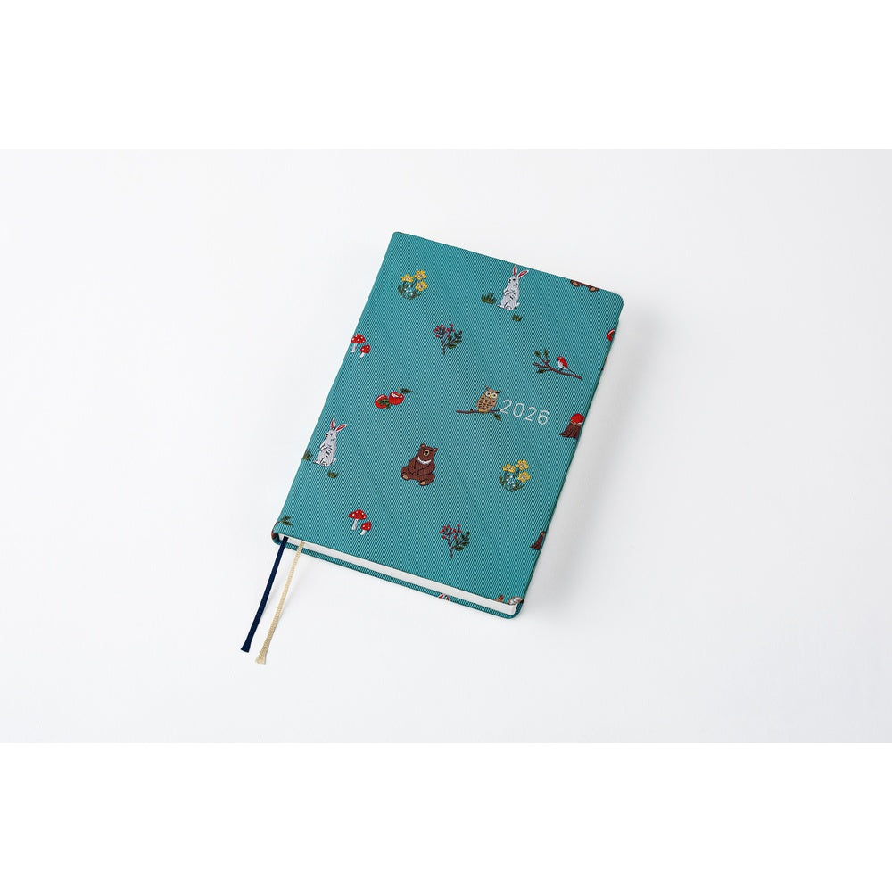 Hobonichi - 2026 HON, Bow & Tie: In the Forest | A6 English