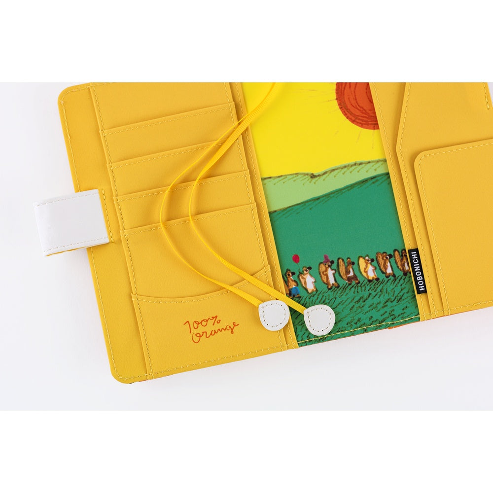 Hobonichi - 100%ORANGE: Squirrel Squadron | A6 Techo Cover