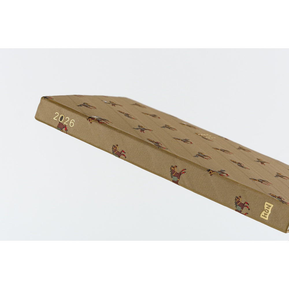 Hobonichi - 2026 HON, Bow & Tie: Galloping Horses | A5 English