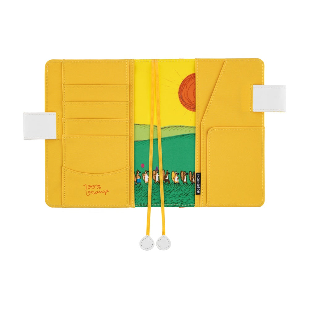 Hobonichi - 100%ORANGE: Squirrel Squadron | A6 Techo Cover