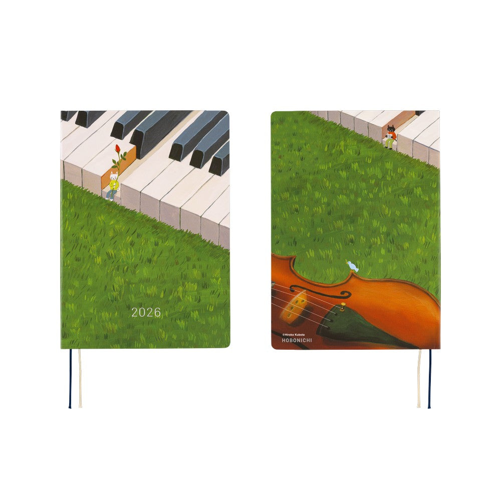 Hobonichi - 2026 HON, Hiroko Kubota: Waiting on the Chord | A5 English