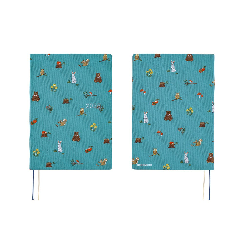 Hobonichi - 2026 HON, Bow & Tie: In the Forest | A5 English