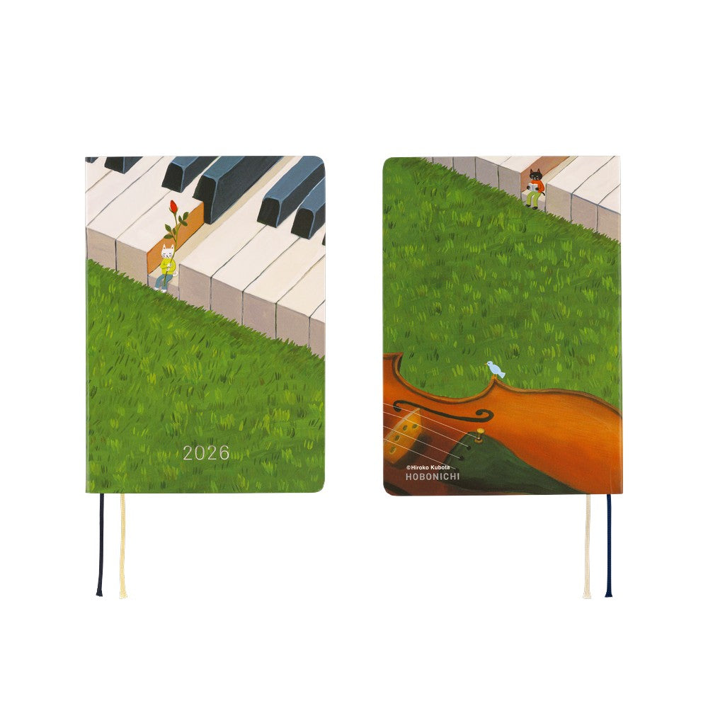Hobonichi - 2026 HON, Hiroko Kubota: Waiting on the Chord | A6 English