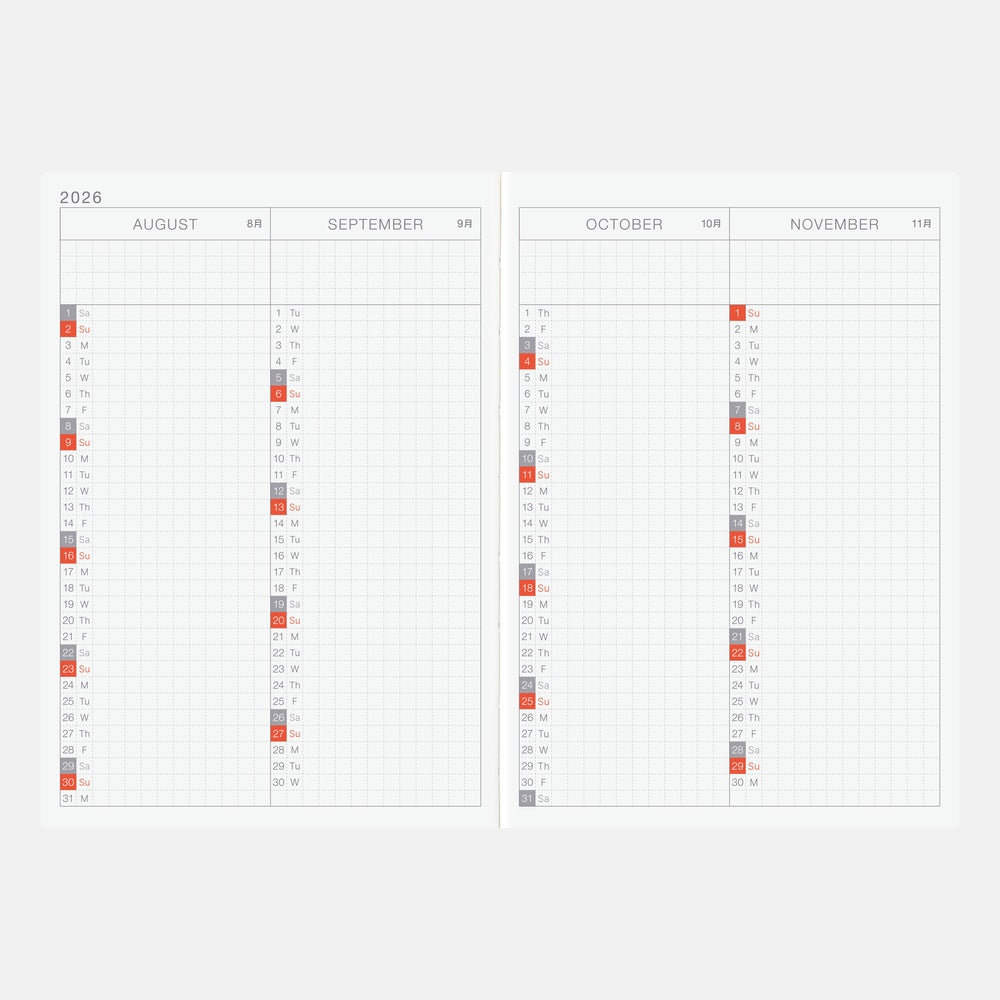 Hobonichi - 2026 Original Book | A6 English
