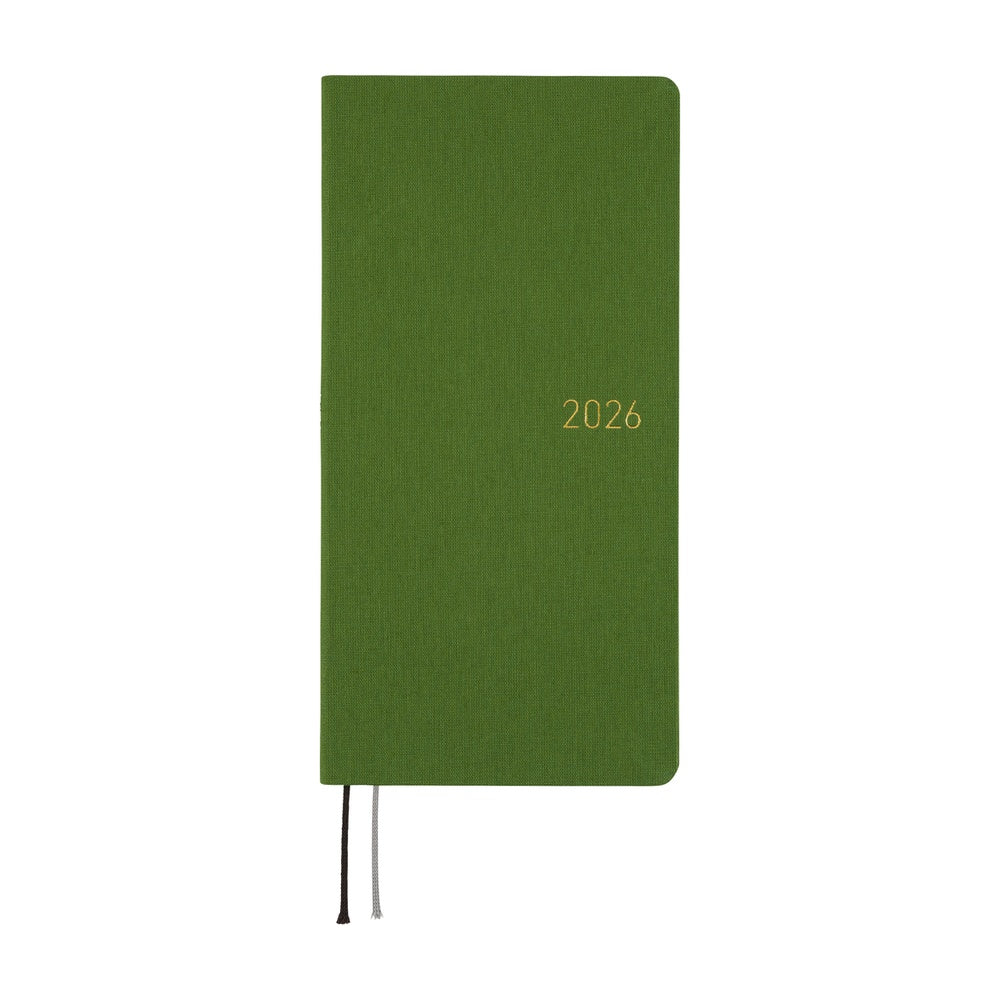 Hobonichi - 2026 Weeks, Colors: Antique Green | English
