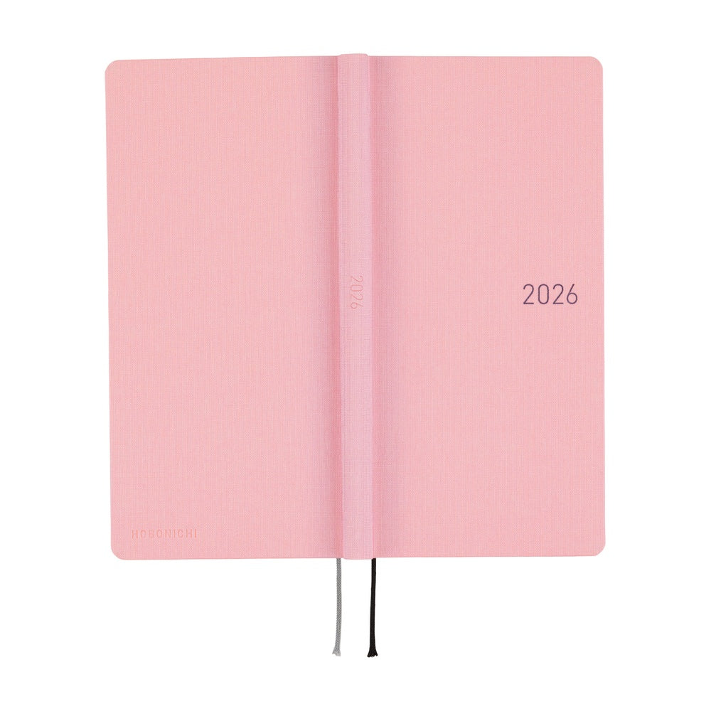 Hobonichi - 2026 Weeks, Colors: Strawberry Milk | English