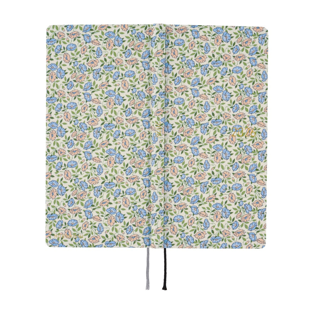 Hobonichi - 2026 Weeks, Liberty Fabrics: Sasha Kiora | English
