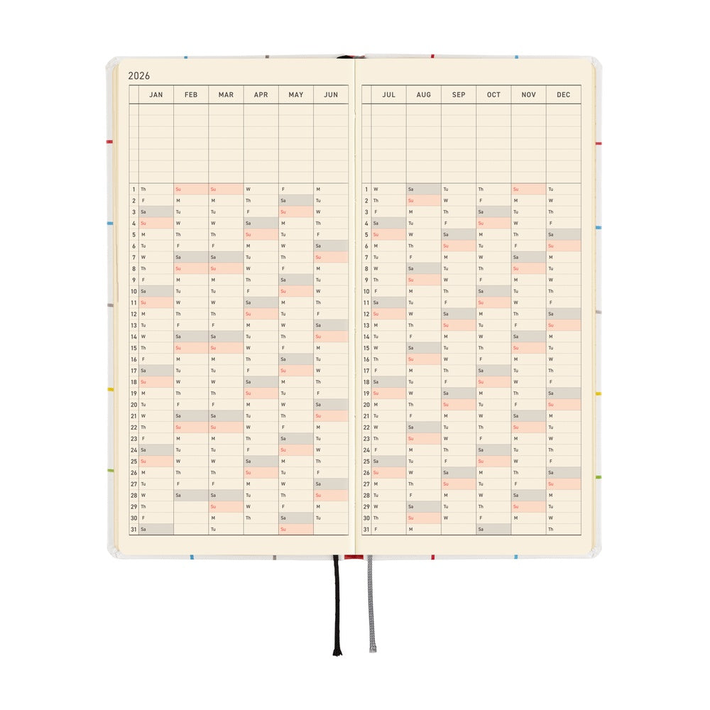 Hobonichi - 2026 Weeks, 100%ORANGE: Squirrel’s Moving Day | English