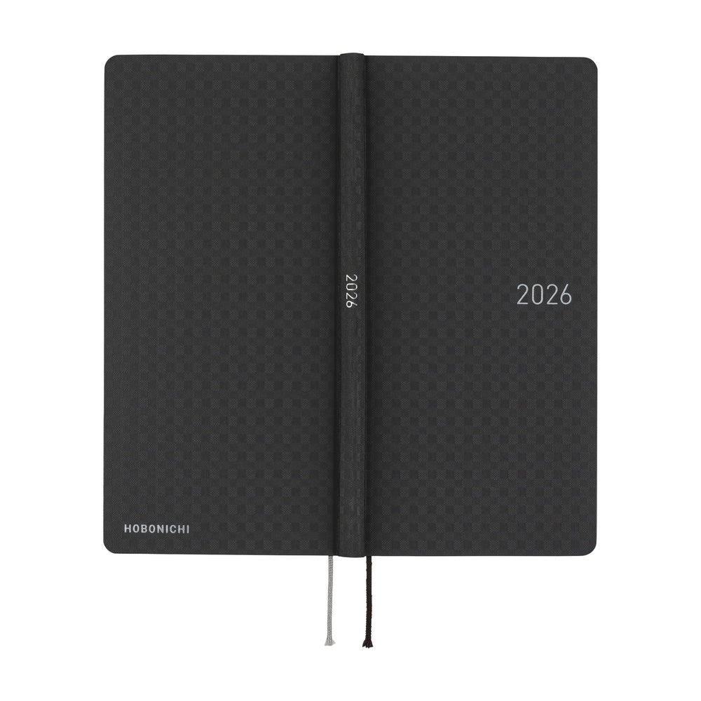 Hobonichi - 2026 Weeks, Paper Series: Black Gingham | English
