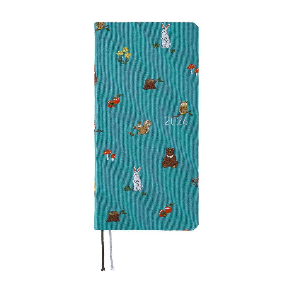 Hobonichi - 2026 Weeks, Bow & Tie: In the Forest | English