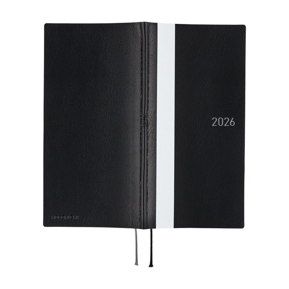 Hobonichi - 2026 Weeks, White Line: Black | English