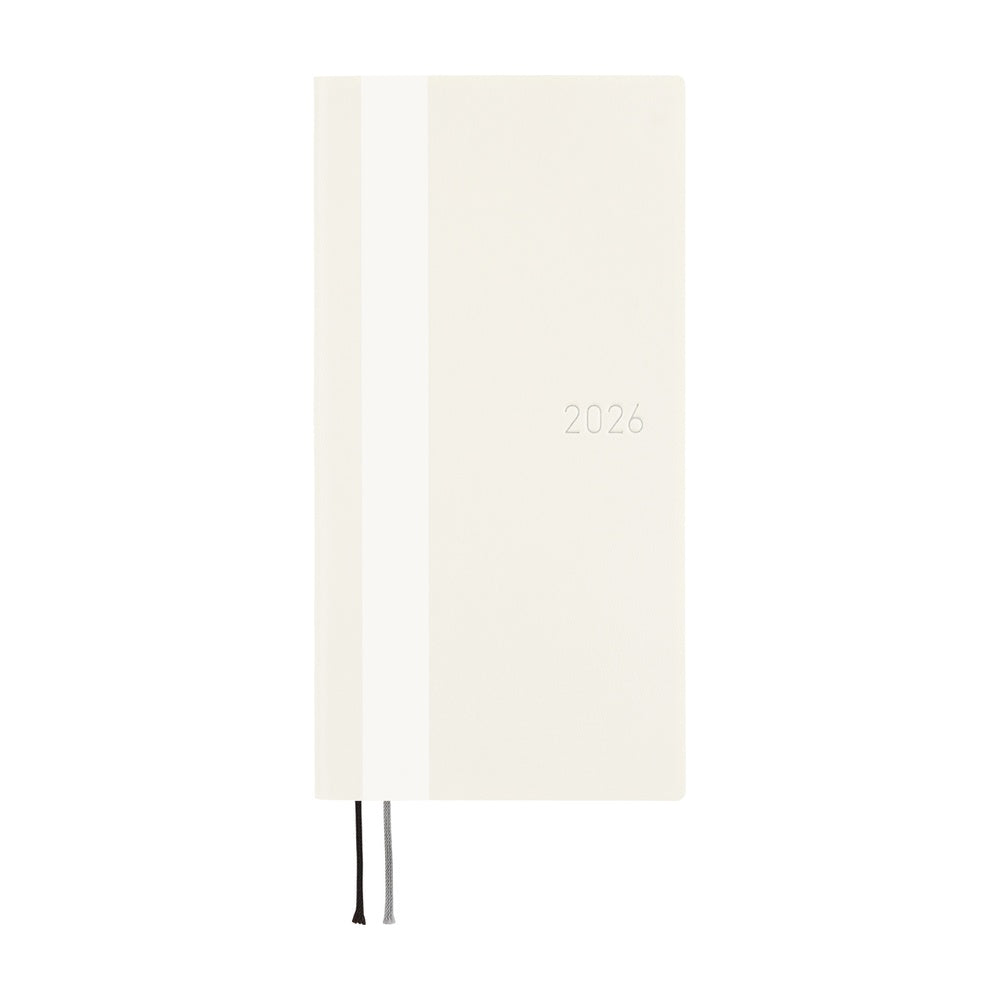 Hobonichi - 2026 Weeks, White Line: Ivory | English