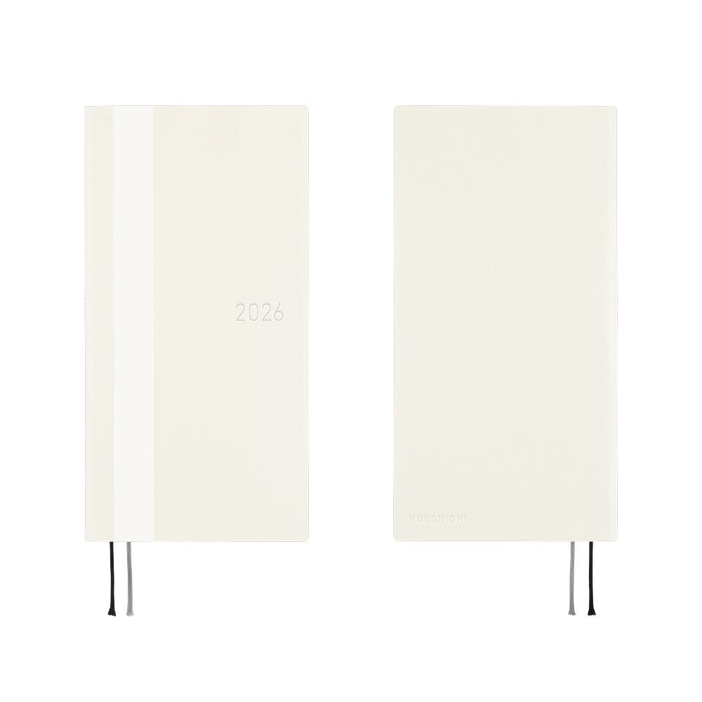 Hobonichi - 2026 Weeks, White Line: Ivory | English