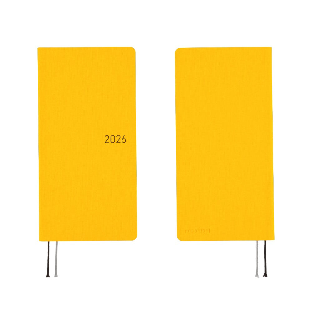 Hobonichi - 2026 Weeks, Colors: Full Moon Yellow | English