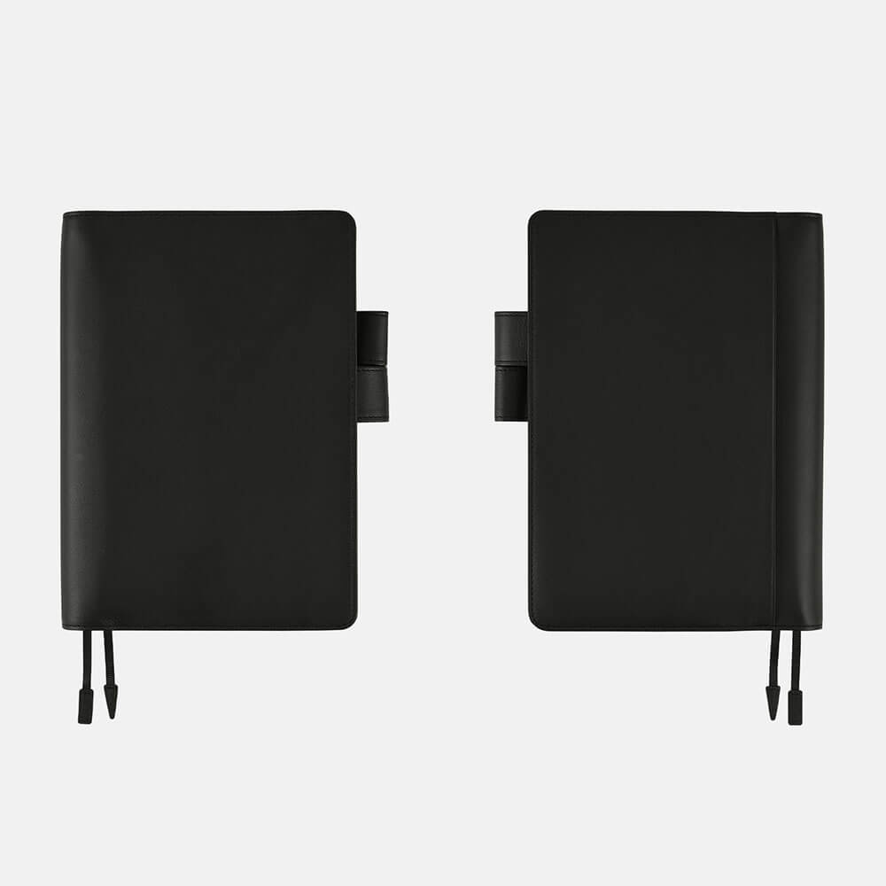 Hobonichi - Leather: TS Basic (Black) | A5 Cousin Cover