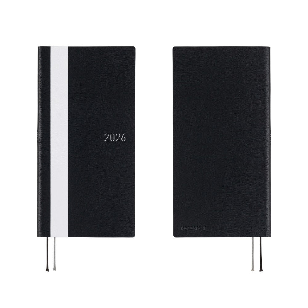 Hobonichi - 2026 Weeks, White Line: Black | English
