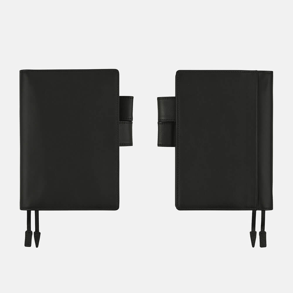 Hobonichi - Leather: TS Basic (Black) | A6 Techo Cover