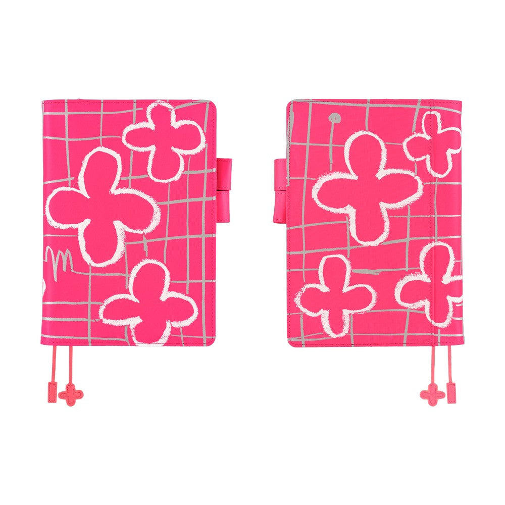 Hobonichi - Makoto Matsubayashi: Pink Flowers | A5 Cousin Cover