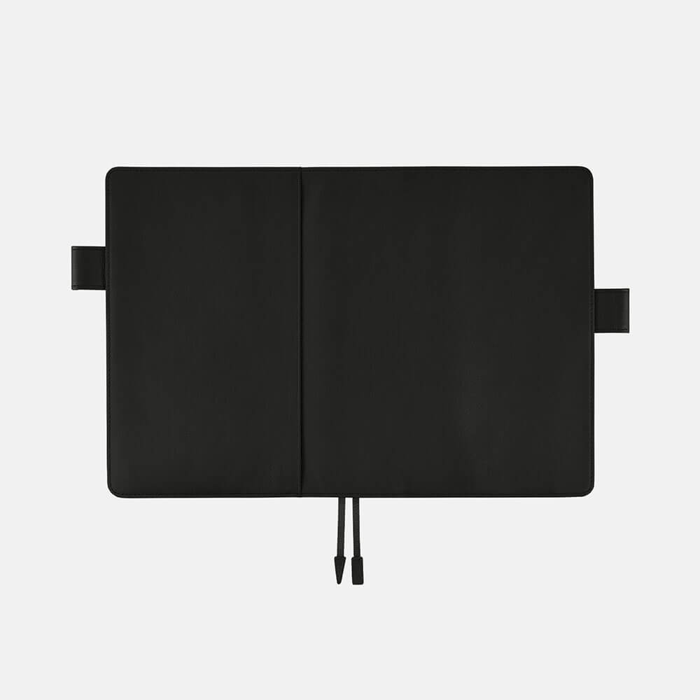 Hobonichi - Leather: TS Basic (Black) | A5 Cousin Cover