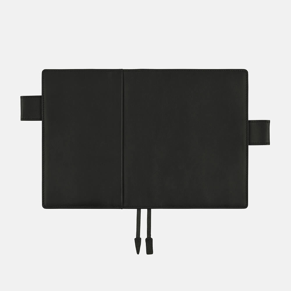 Hobonichi - Leather: TS Basic (Black) | A6 Techo Cover