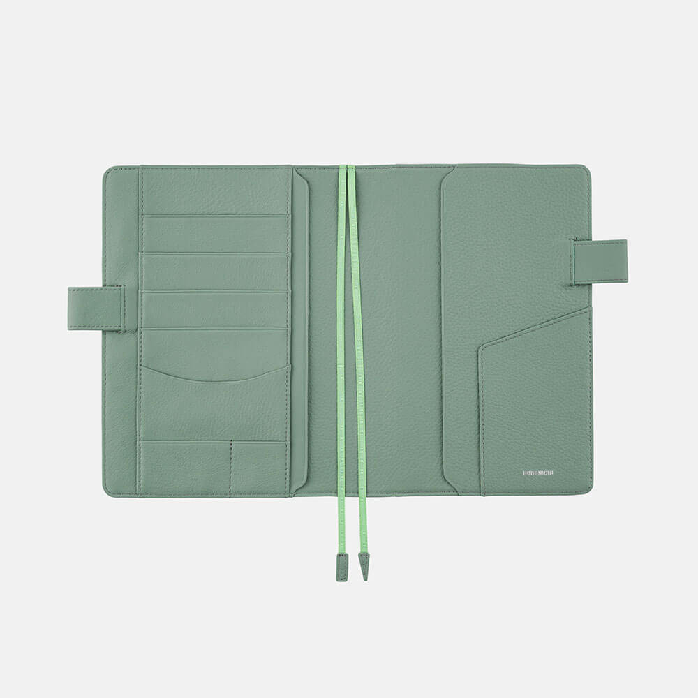 Hobonichi - Leather: Water Green | A5 Cousin Cover
