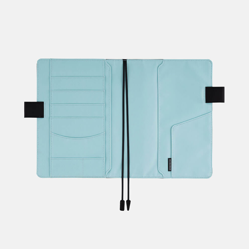 Hobonichi - Black x Clear Blue | A5 Cousin Cover