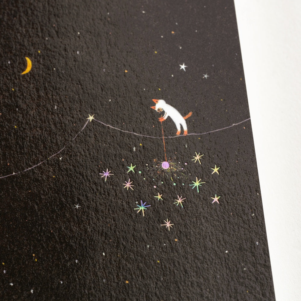 Hobonichi - Graph Notebook | Hiroko Kubota - Another night of falling star sparklers