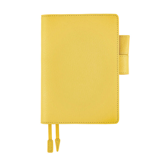 Hobonichi - Leather: Brilliant Yellow | A6 Techo Cover