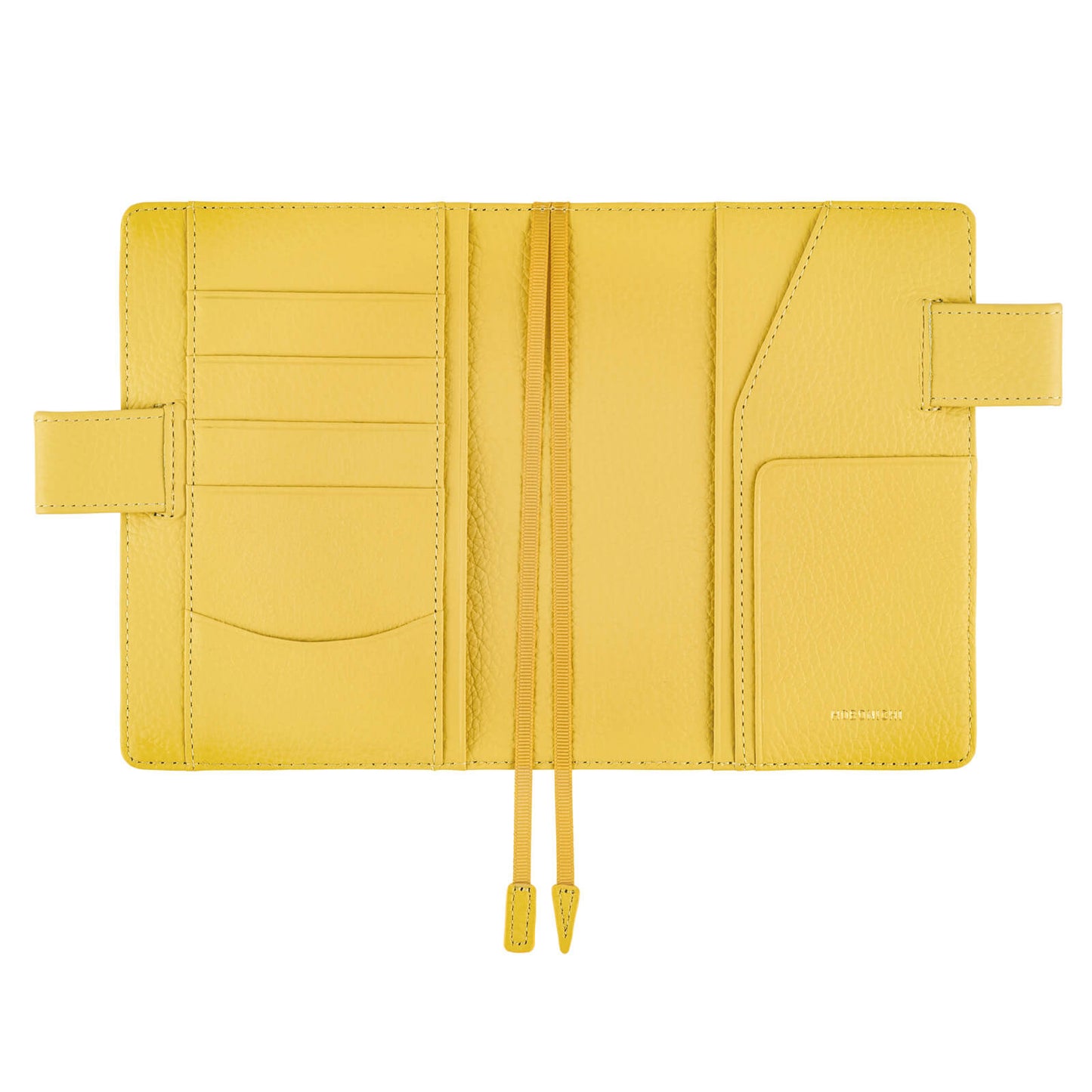 Hobonichi - Leather: Brilliant Yellow | A6 Techo Cover